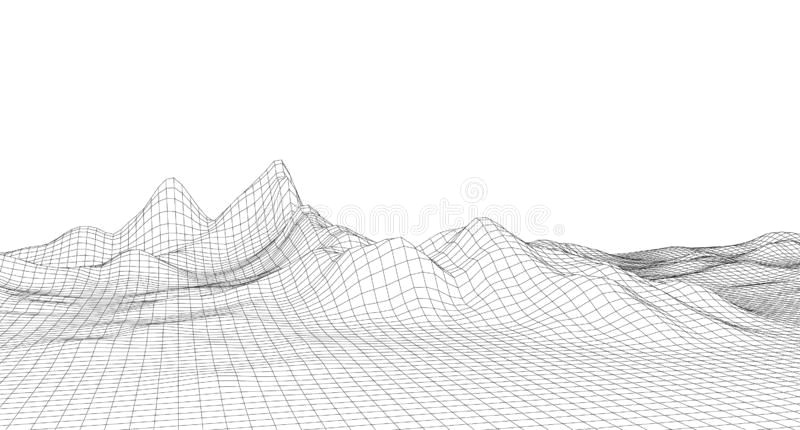 Galactic Code: Futuristic Wireframe Starscapes