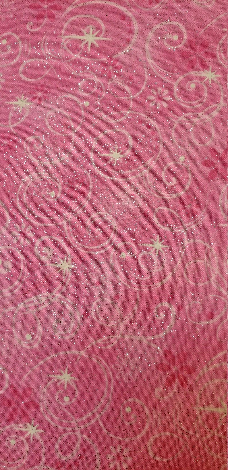 Unique Pink Glitter Fabric from 2009