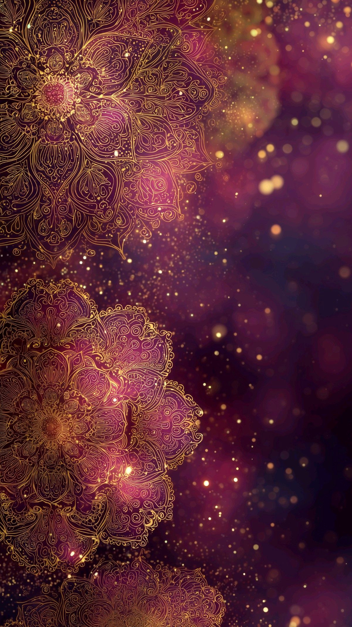 Elegant Golden Mandala Designs