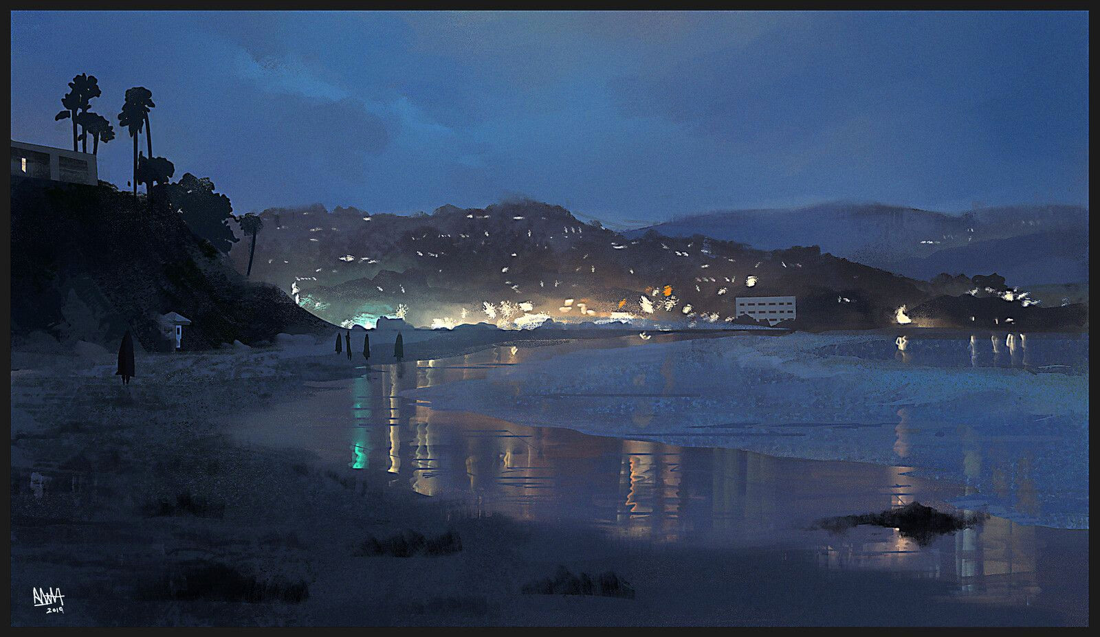 Moonlight Magic at Laguna Beach