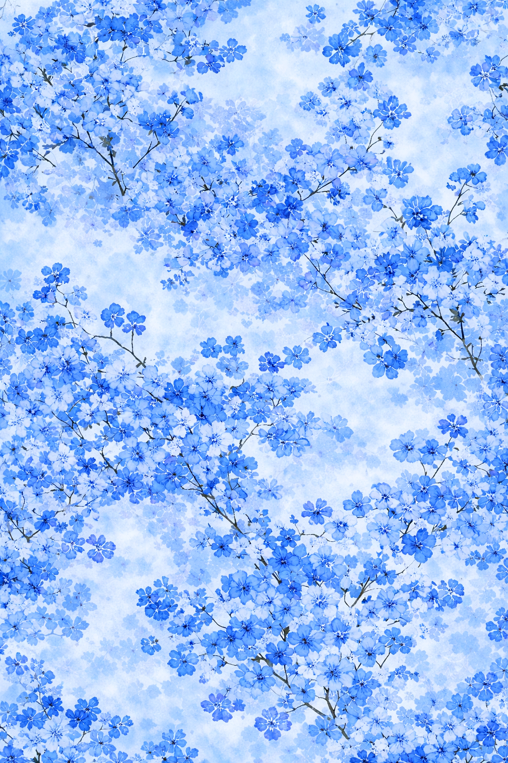 Ethereal Blue Blossoms Steal the Japanese Spring