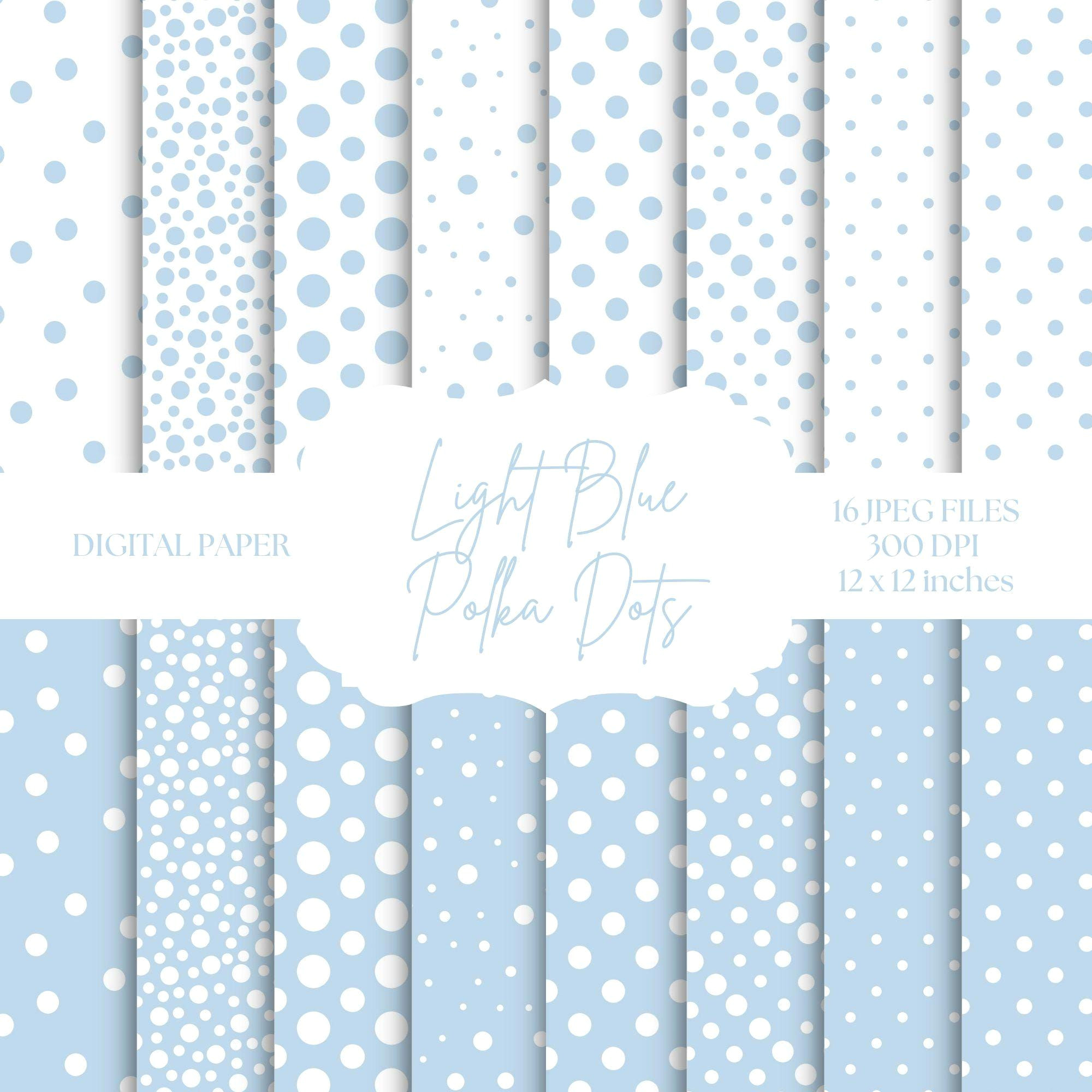 Lightup Your Designs with Blue Polka Dots Backgrounds