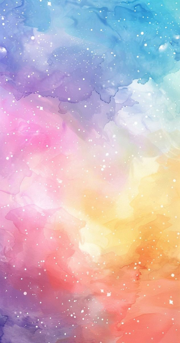 Pastel Rainbow Explosion Background