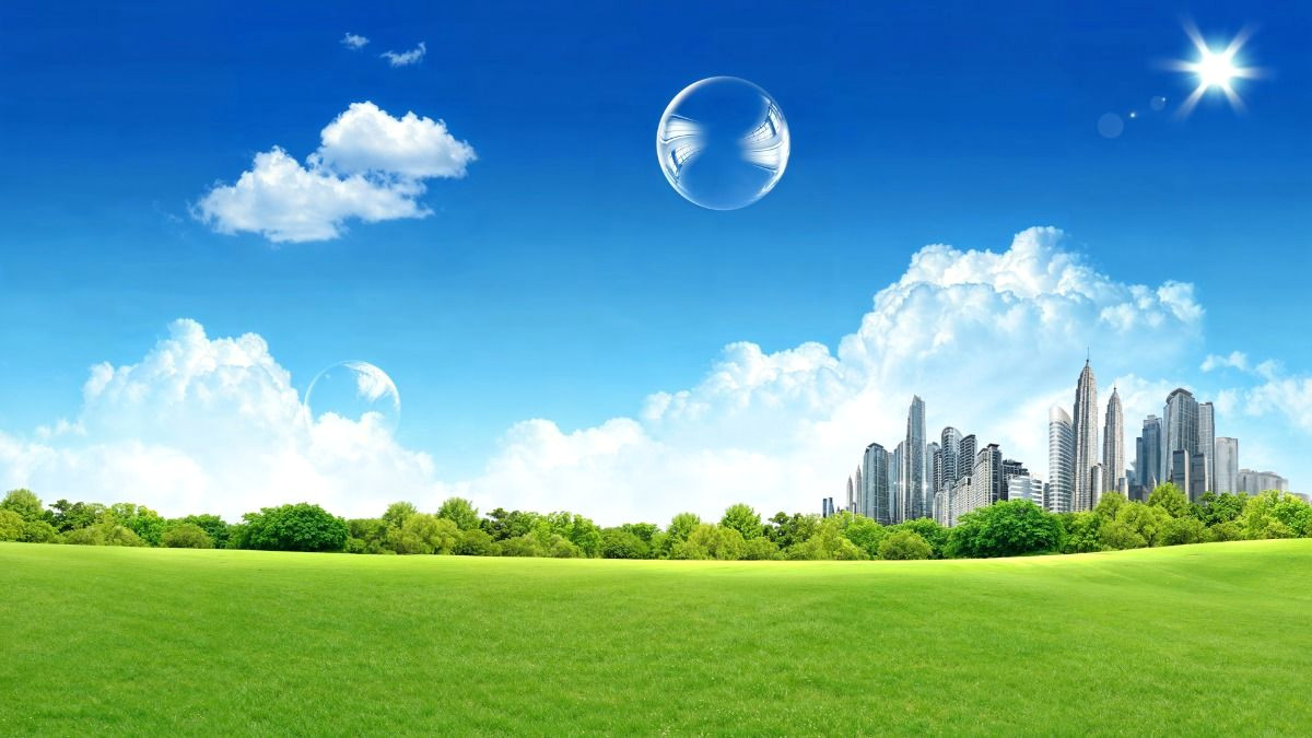 Elevate Your Desktop: High-Res Frutiger Aero Wallpaper