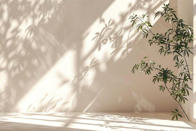 Free Wall Plant Stock Photo With Plenty of Copy Space