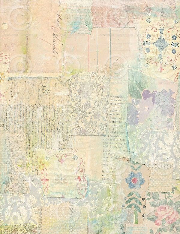 Vintage Floral Wallpaper Instant Download