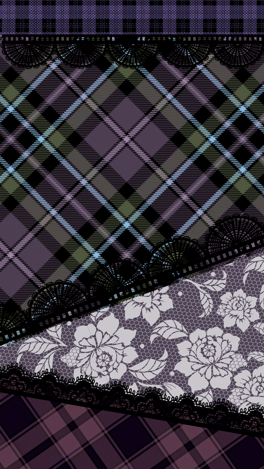 Dramatic Purple Tartan Wallpaper To Transform Your Space