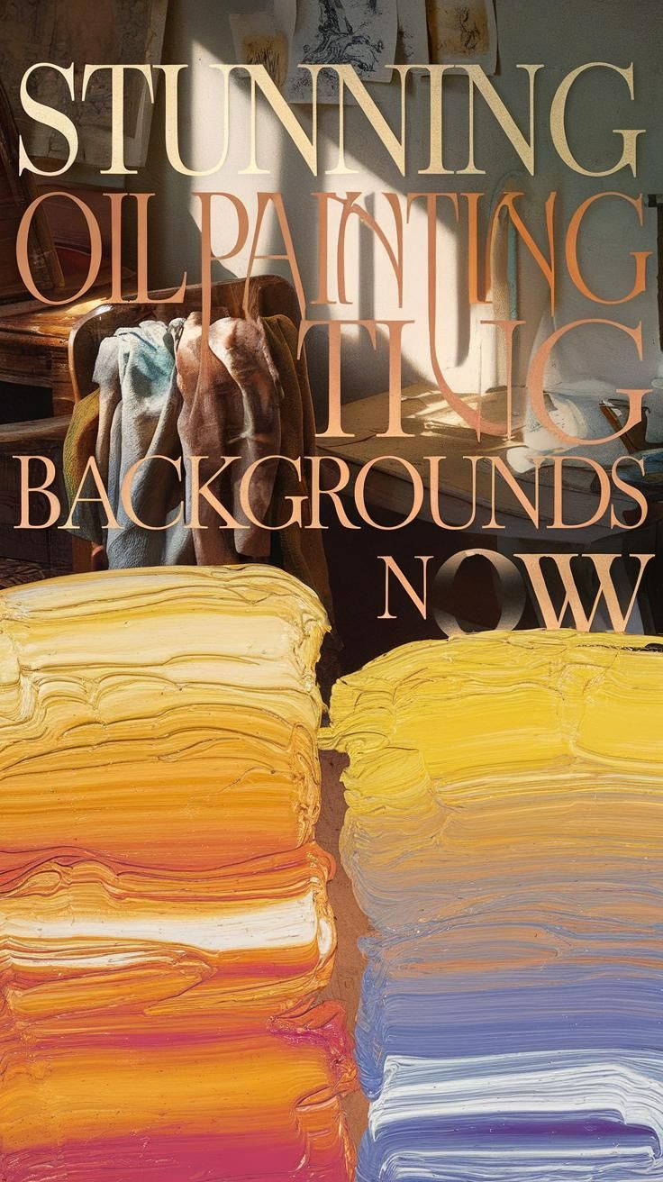 Transform Your Next Art Project with Epic Oil Painting Backdrops