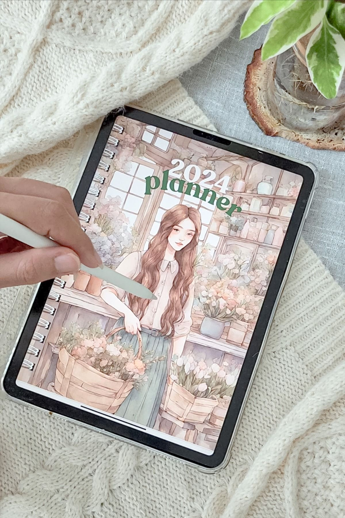 Free 2025 Digital Planner & Adorable Phone Wallpapers in Cottagecore Style