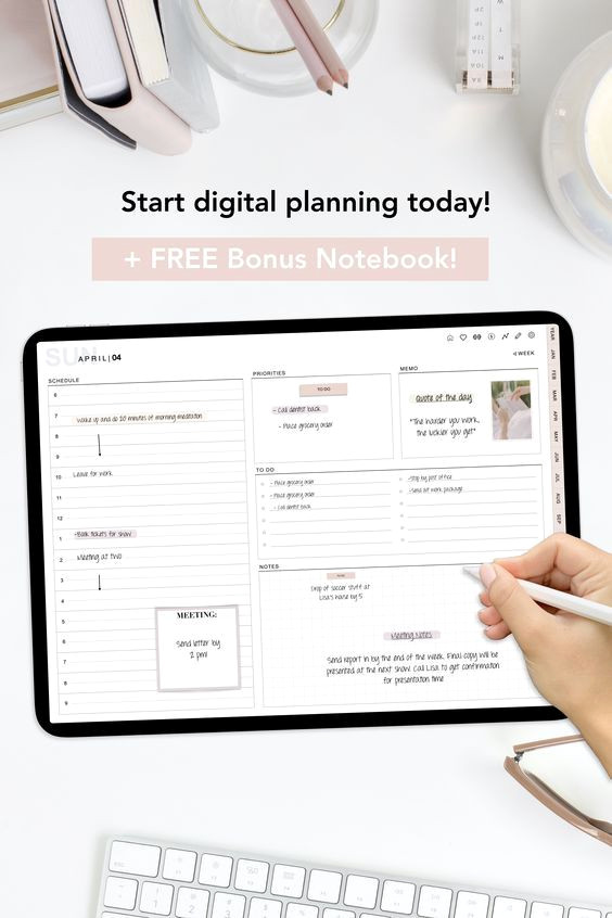 Top 10 Digital Planners for Your Tablet or iPad Today!
