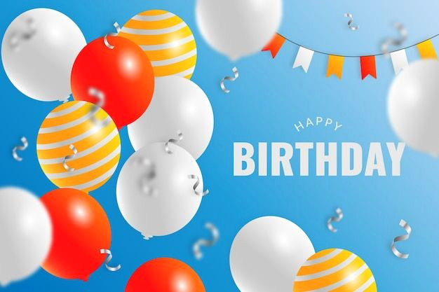 Birthday Wishes in Style: Download Free Vector Backgrounds