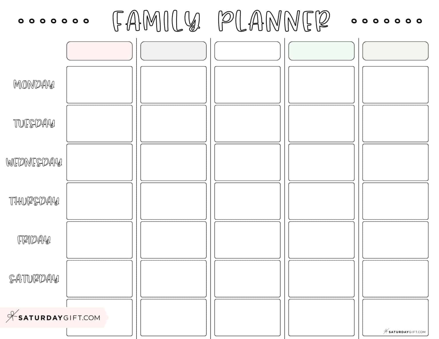 Free Cute Printable Calendars for Every Occasion