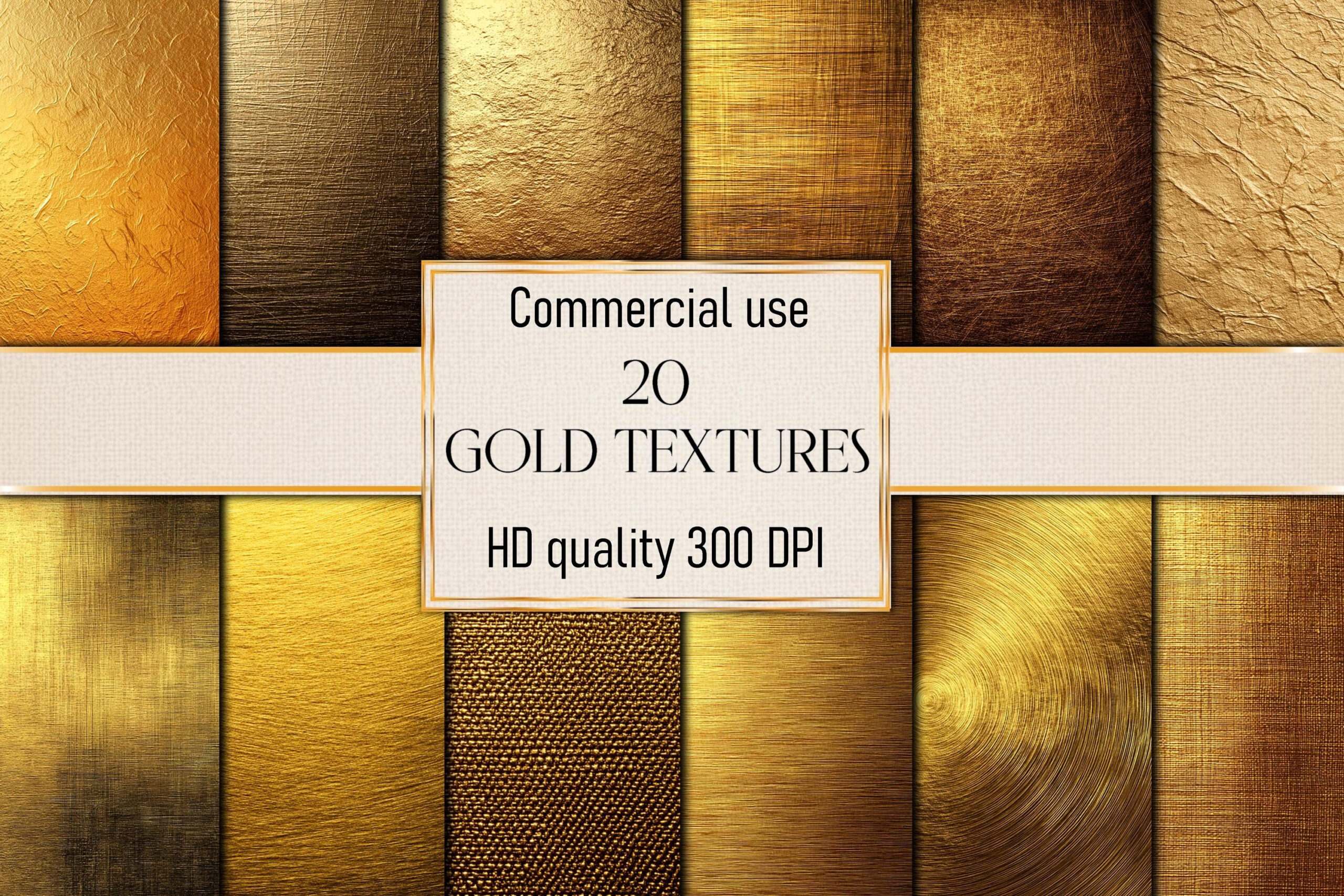 Luxury Metal Backgrounds in Gold