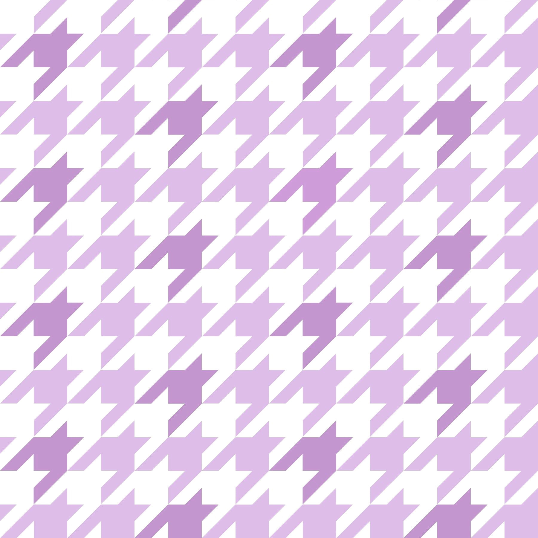 Lilac Houndstooth Fleece Sweatshirt — Only .50/Yard!