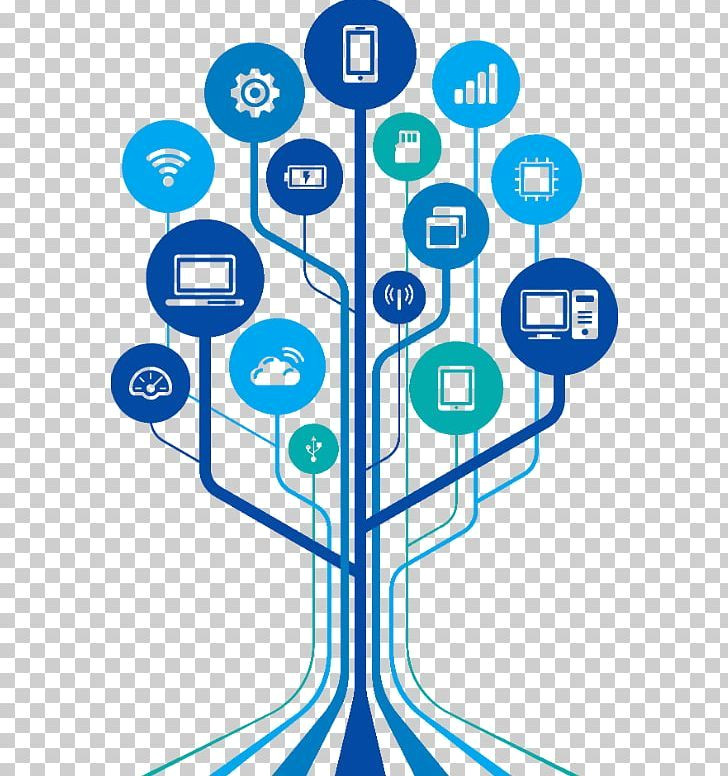 Tech Tree Wall Decal: Bring Cyber Future to Your Space