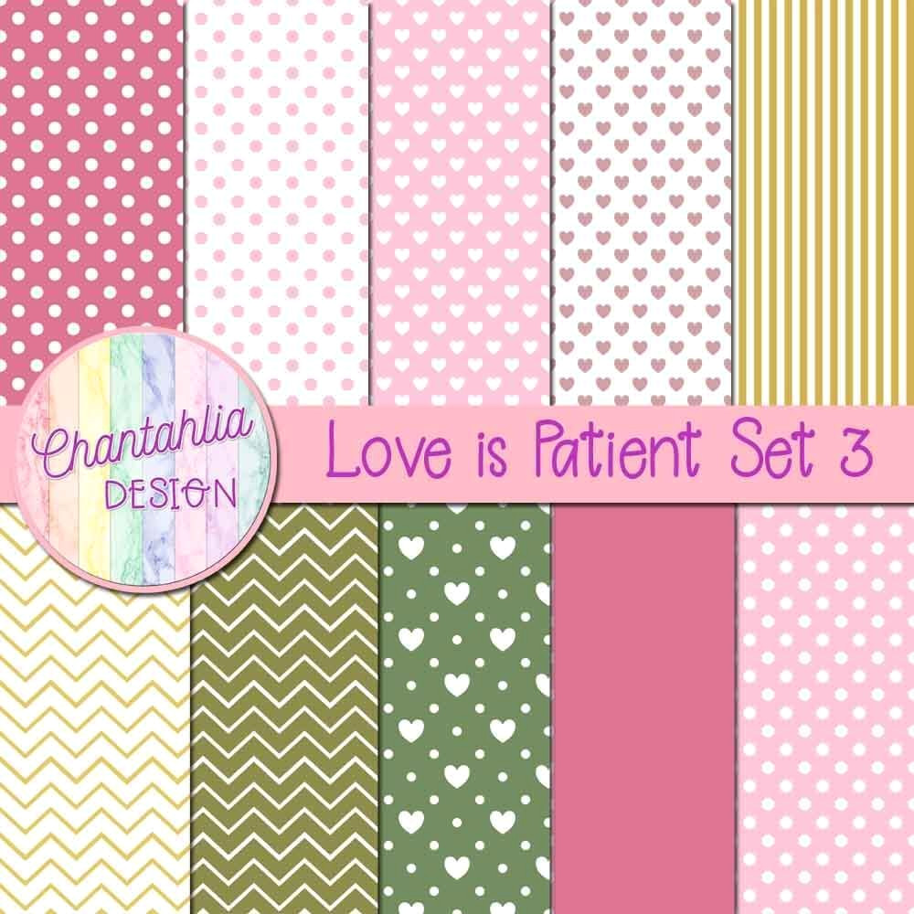 Valentine’s Day Digital Paper Love in 1 Minute