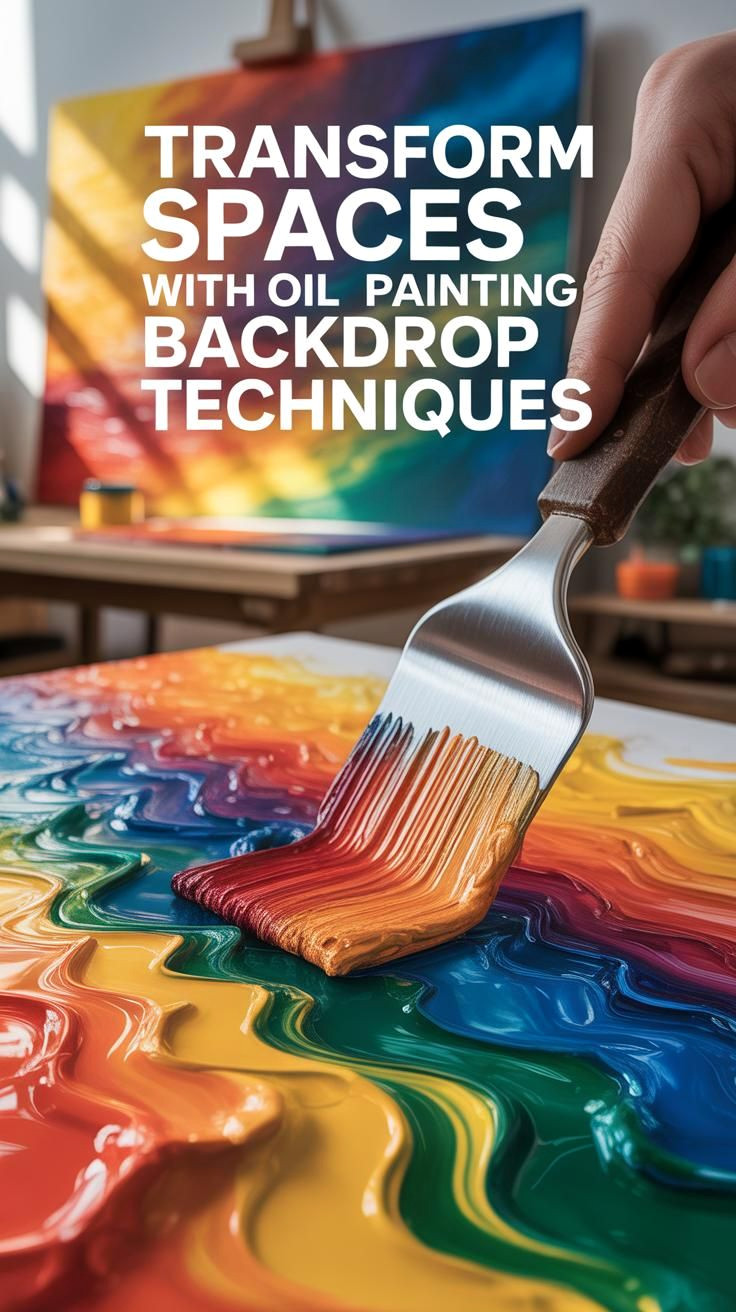 Elevate Your Space with Dreamy Oil Painted Backdrops