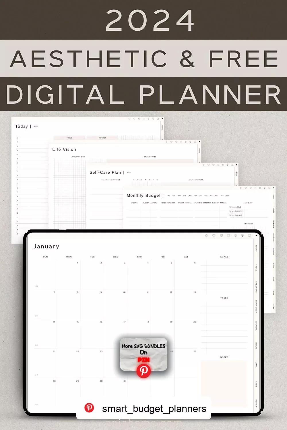 Unlock 2025 with a Free Aesthetic Planner