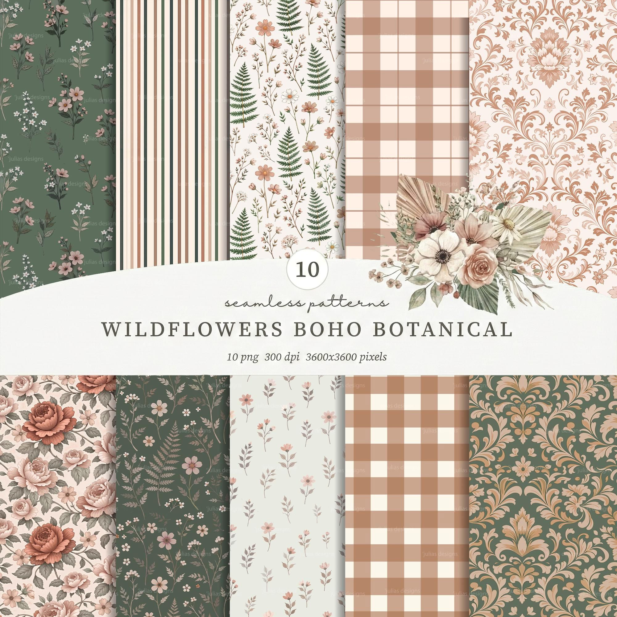 Wildflower Magic: Boho Floral Patterns to Dream About