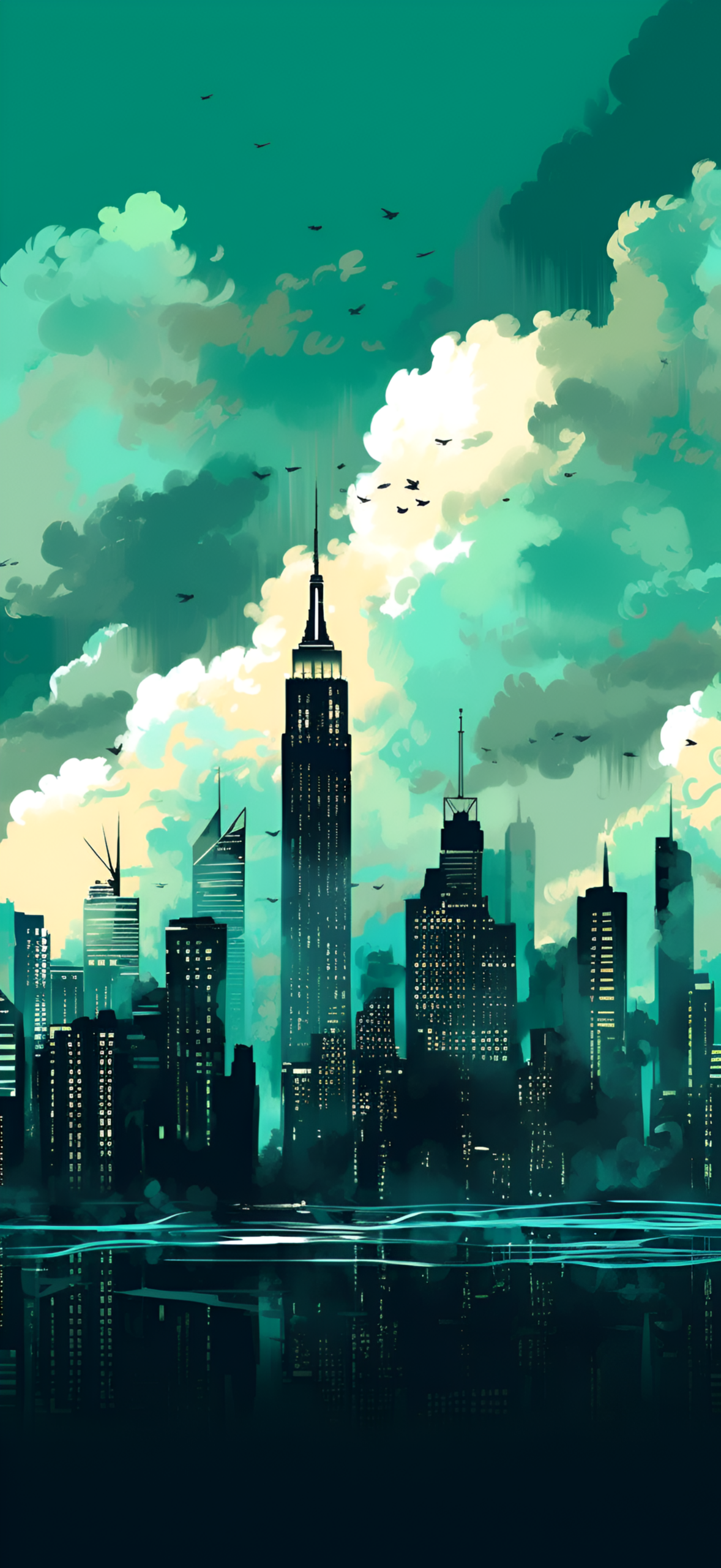 Epic NYC Skyline Wallpaper for Your Phone
