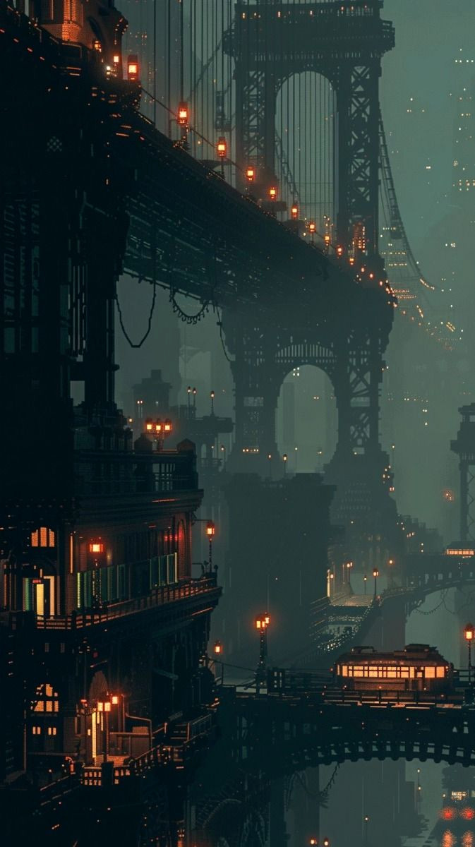 Dieselpunk Dreams Under Midnight Fog
