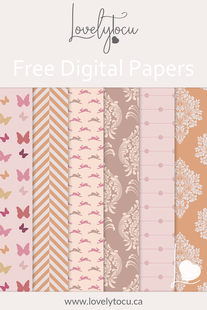 Instant Download: 15 Free Digital Paper Templates