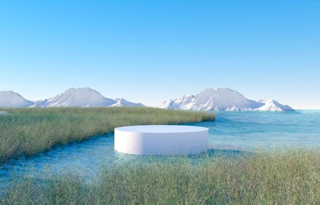 Frozen Lakefront Elegance