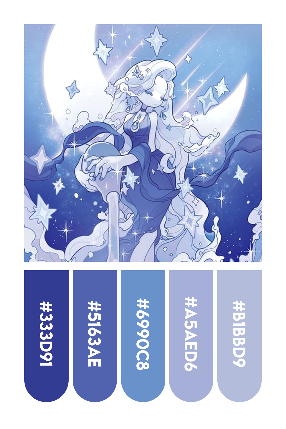 Sparkling Blue Ombre Ideas