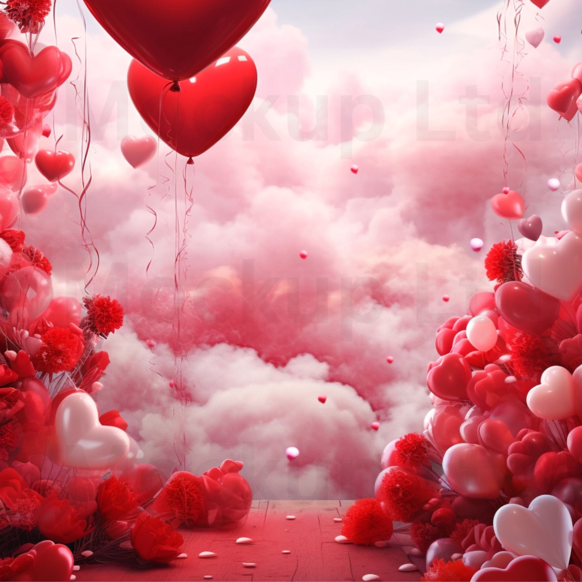 Lovely Textured Valentine Backdrops for Photos