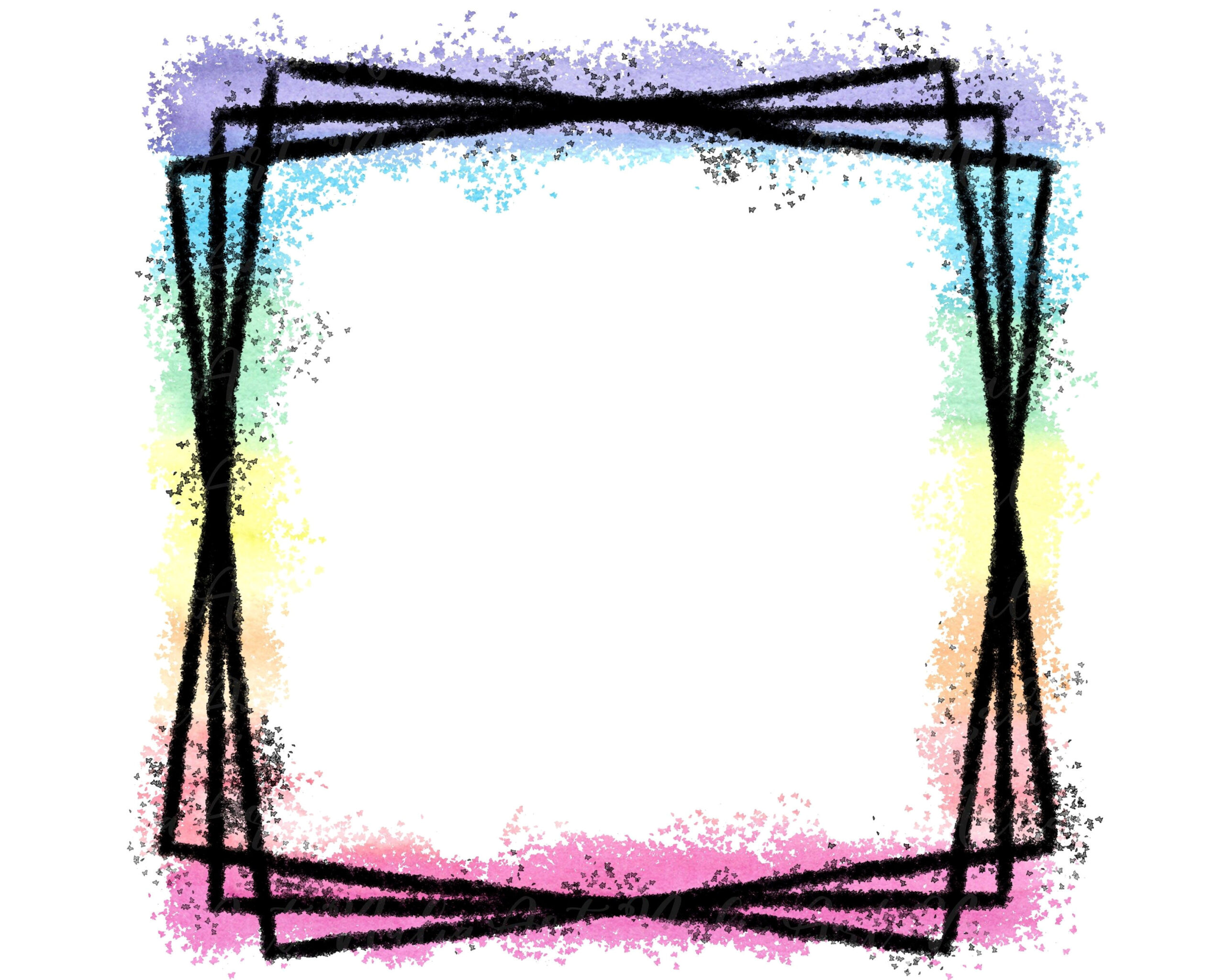 Grunge Ombre Splash Frames for Sale