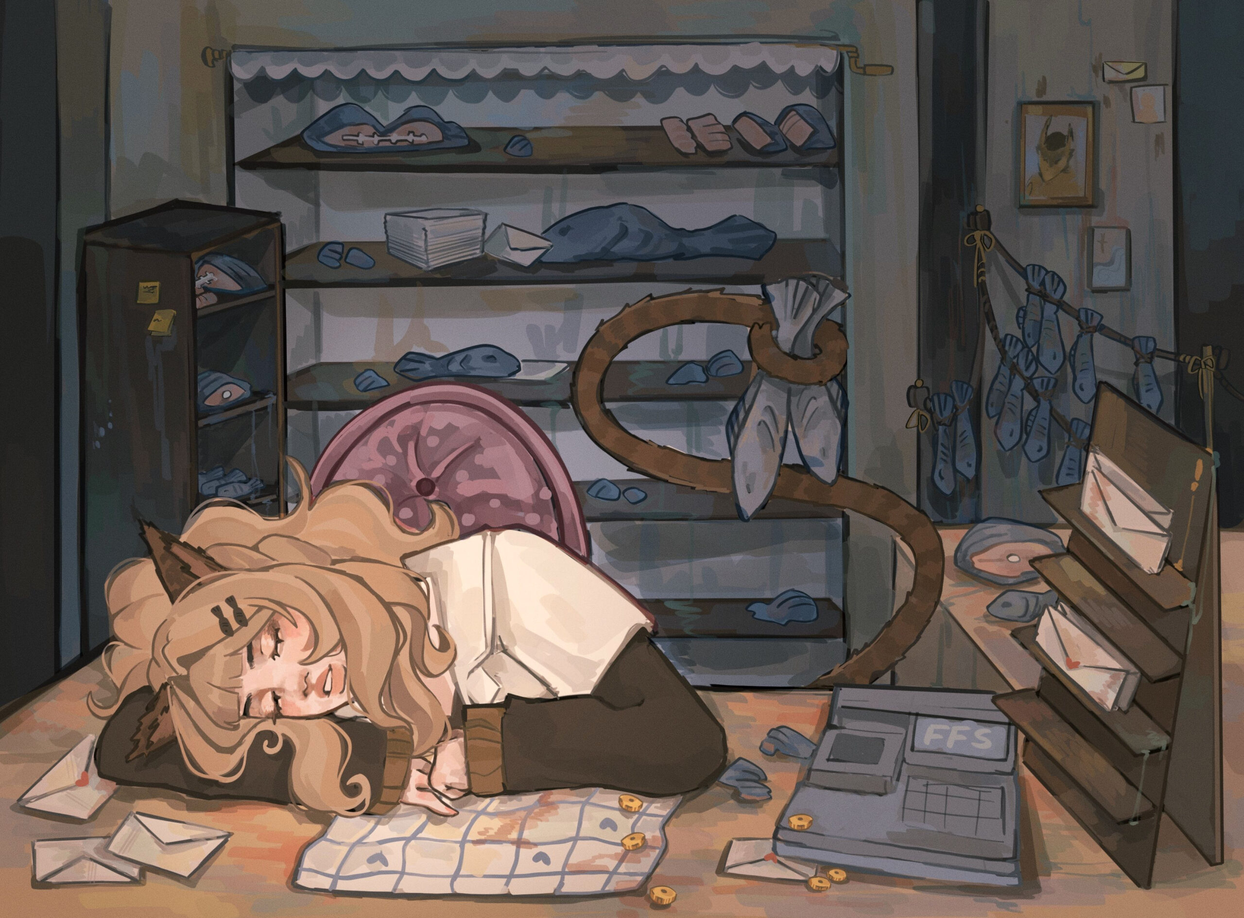 Moody Self-Portrait Backdrop Goals