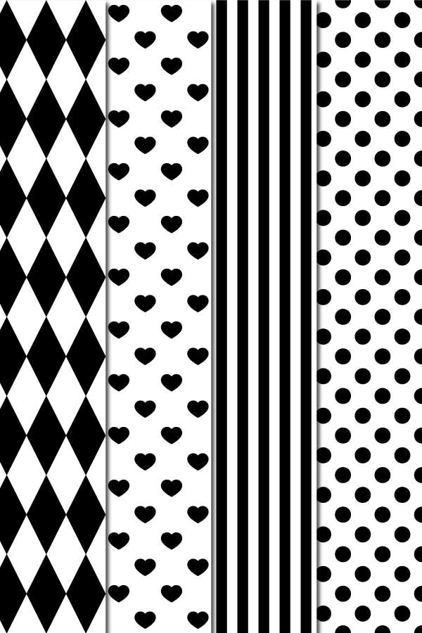 Elegant Black & White Digital Prints