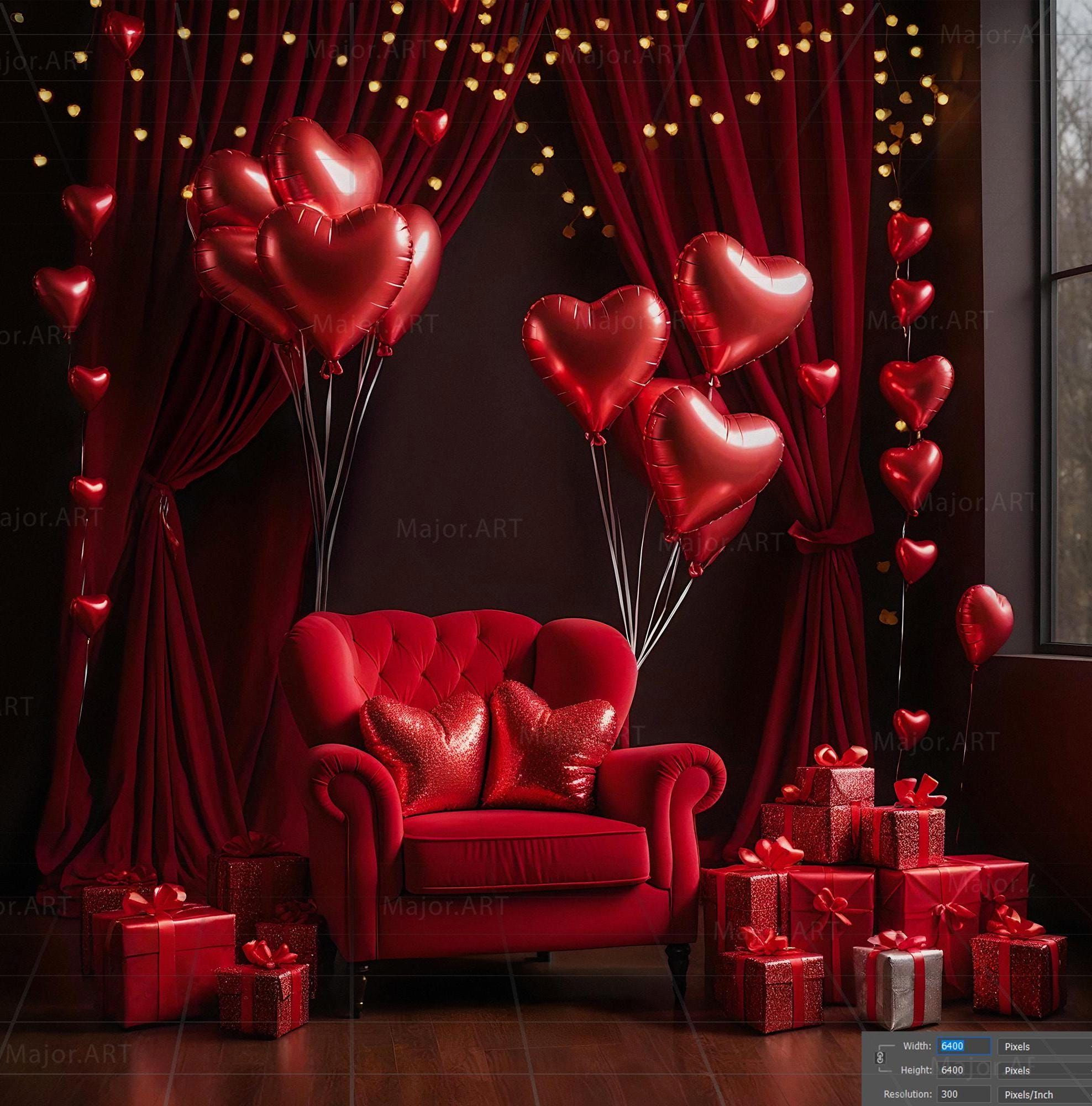 Lovely DIY Valentine’s Day Backdrop