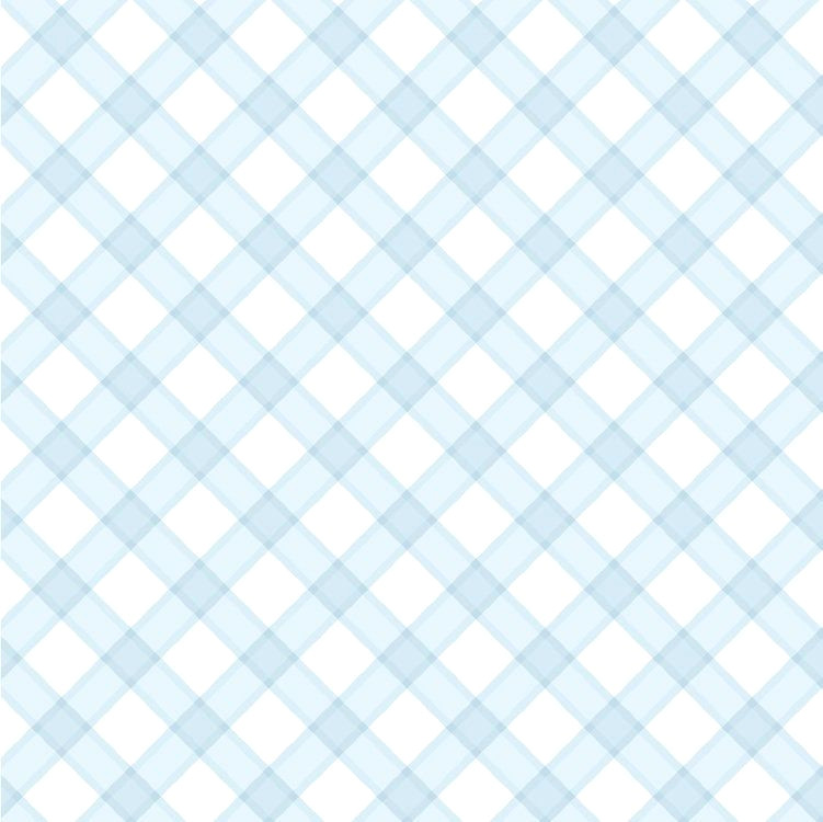 Free 1:12 Dollhouse Wallpaper: Sky Blue Plaid Paradise