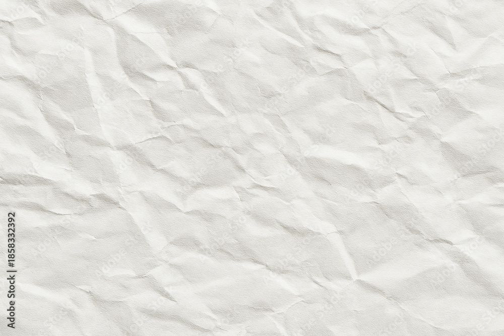 Crisp White Crumpled Texture