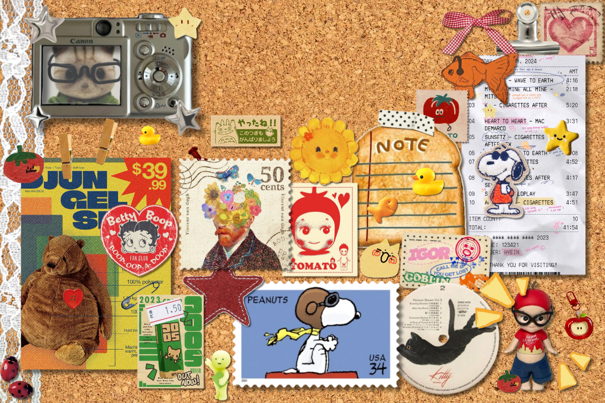 Add a Pop of Personality with Corkboard Wallpaper