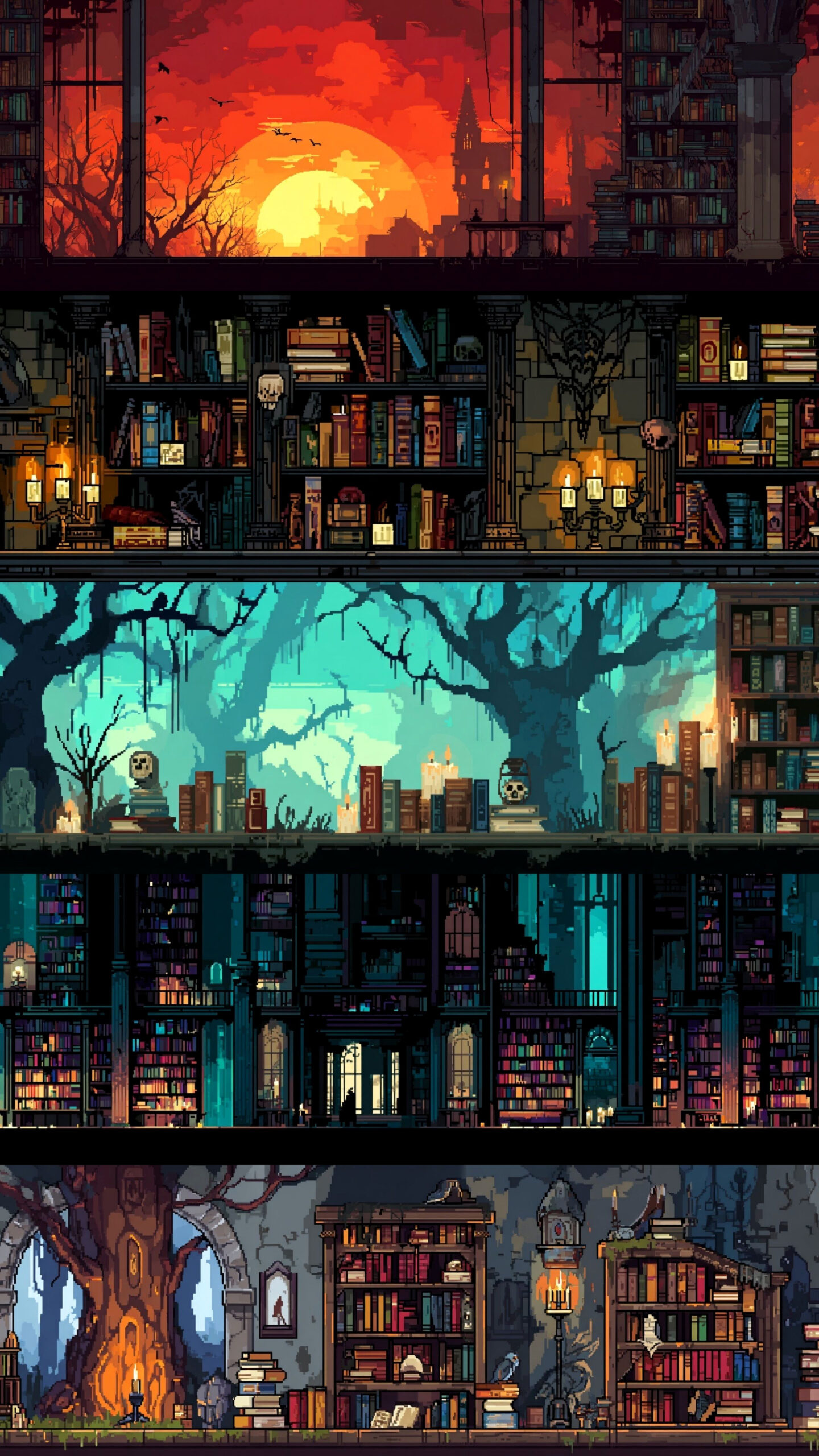 Spooky Library Game Location