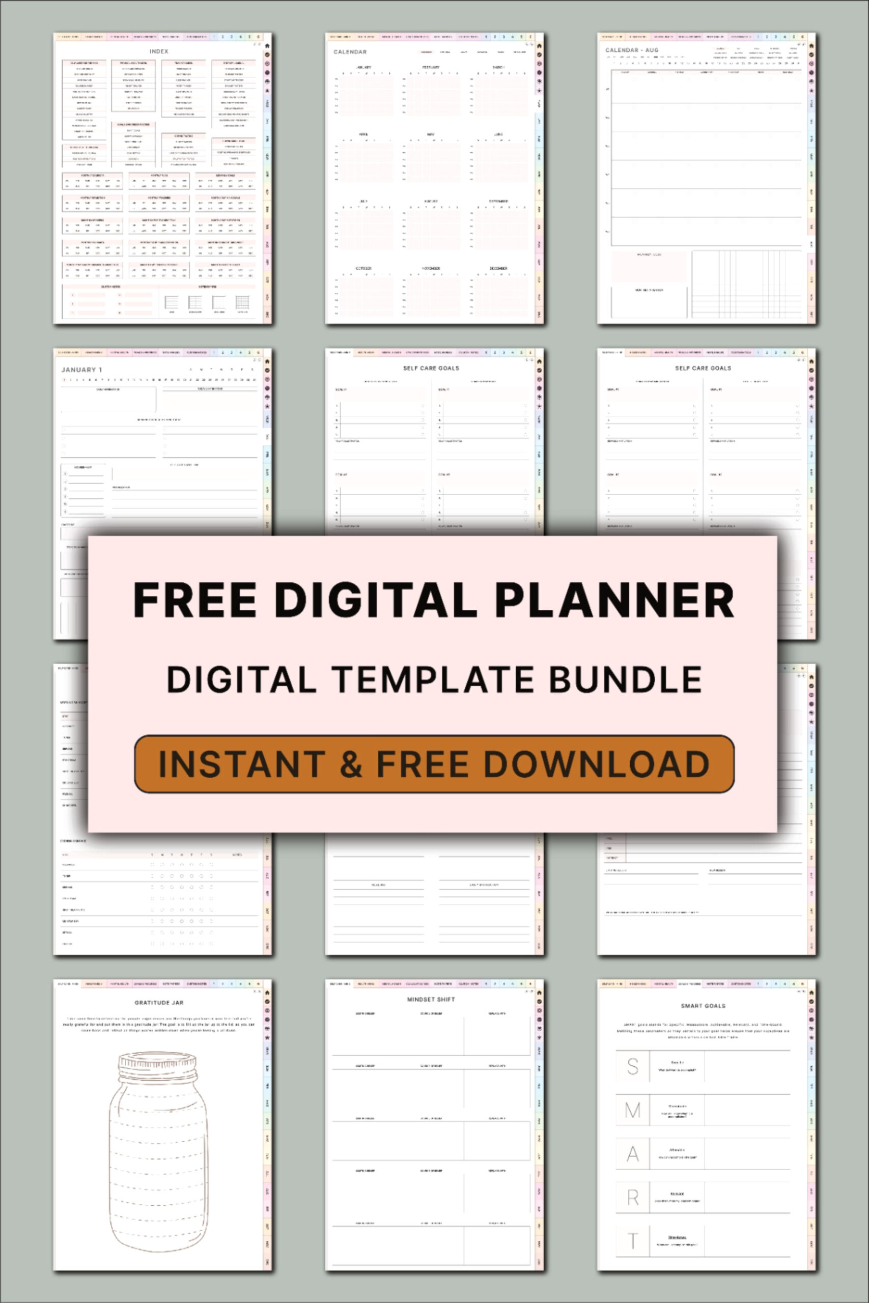 Transform Your Fitness Journey with a Vibrant Goal Planner