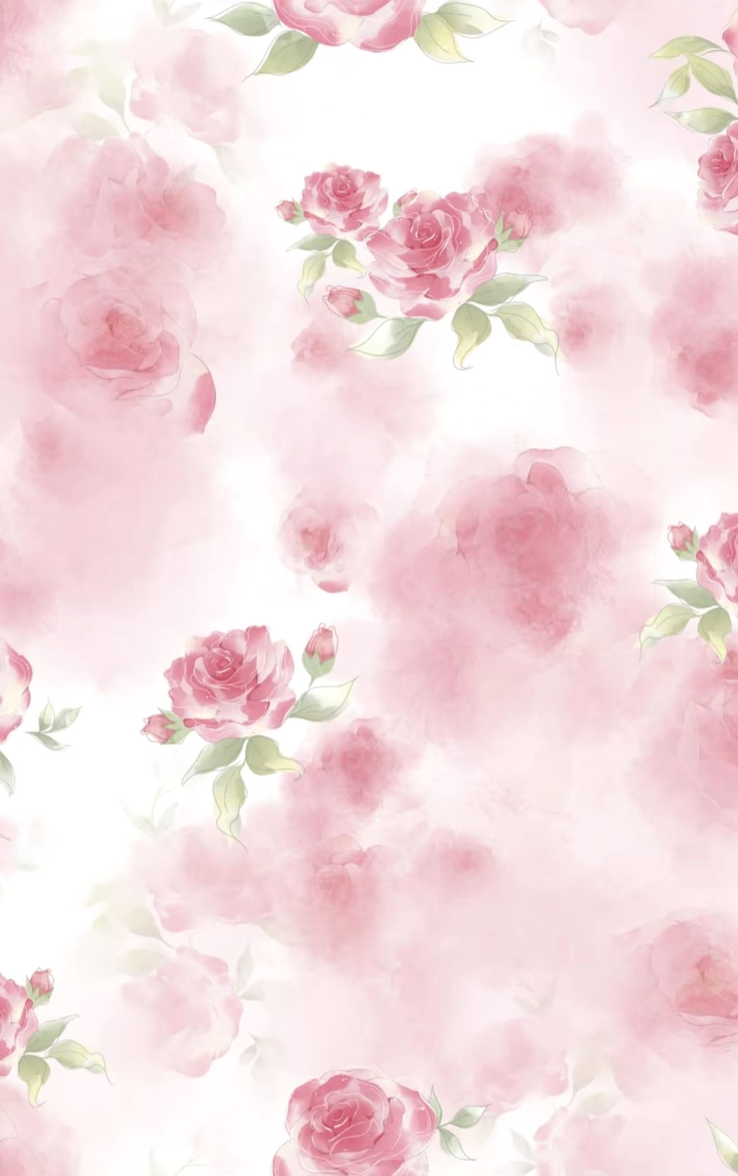 Shabby Chic Dollhouse Wallpaper (Printable)