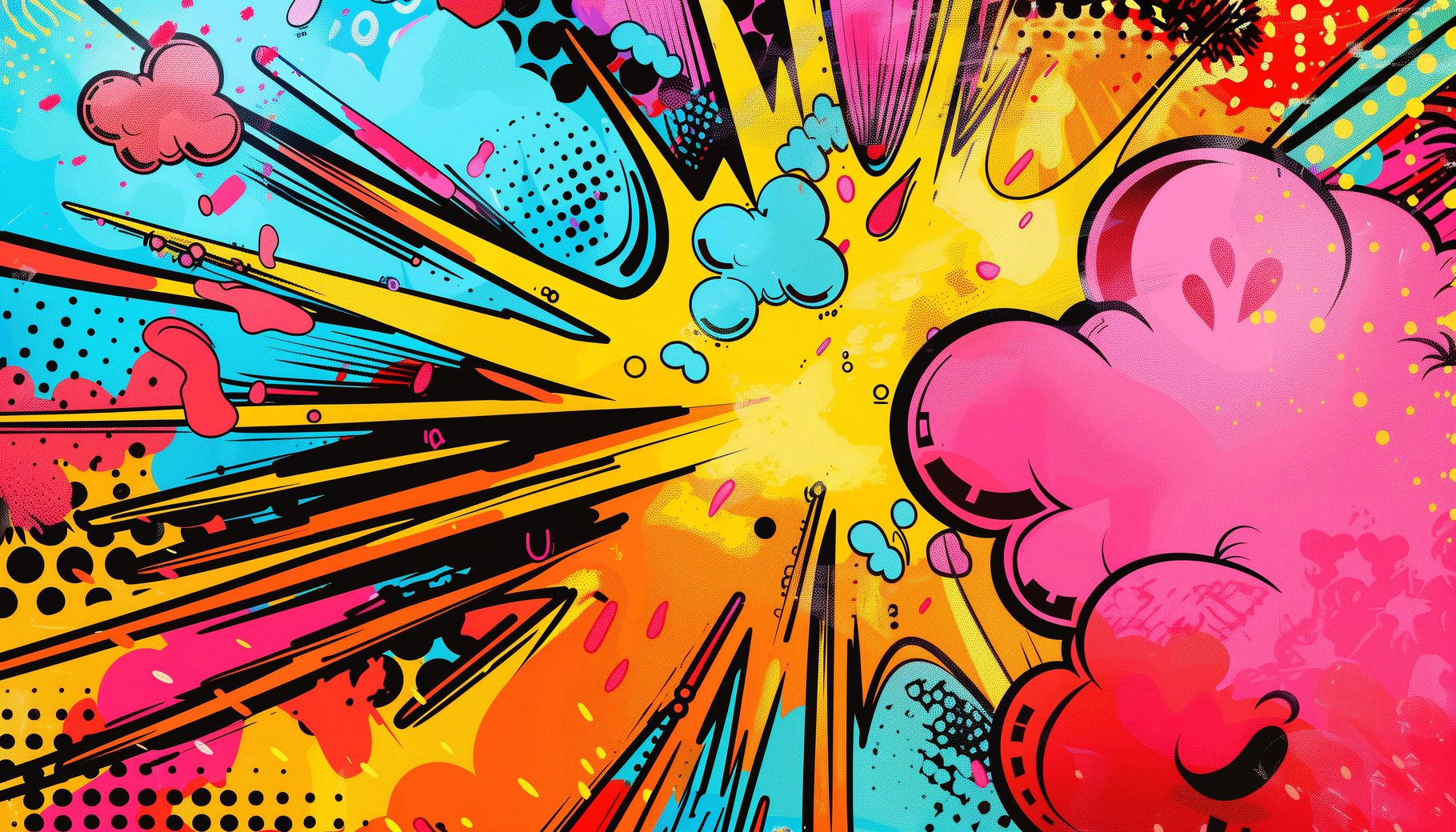 Epic Pop Art Explosion Backgrounds