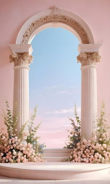 Romantic Rose Wedding Arch