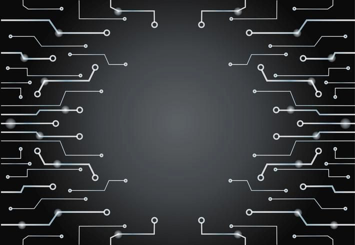 Download Free Black Abstract Tech Art