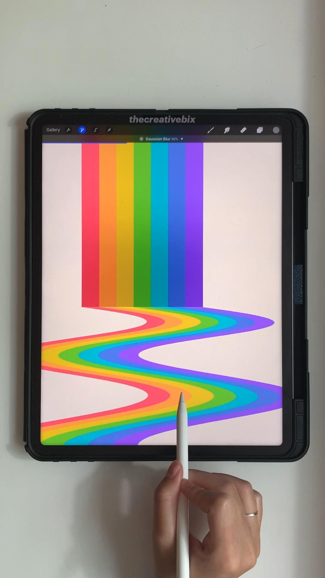 Create Vibrant Rainbows with This Easy Procreate Hack