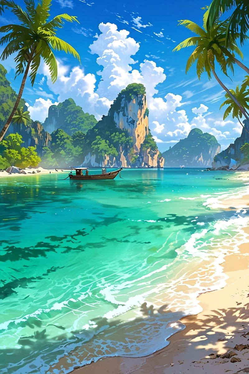 Beachy Vibes: Tropical Thailand Phone Decor
