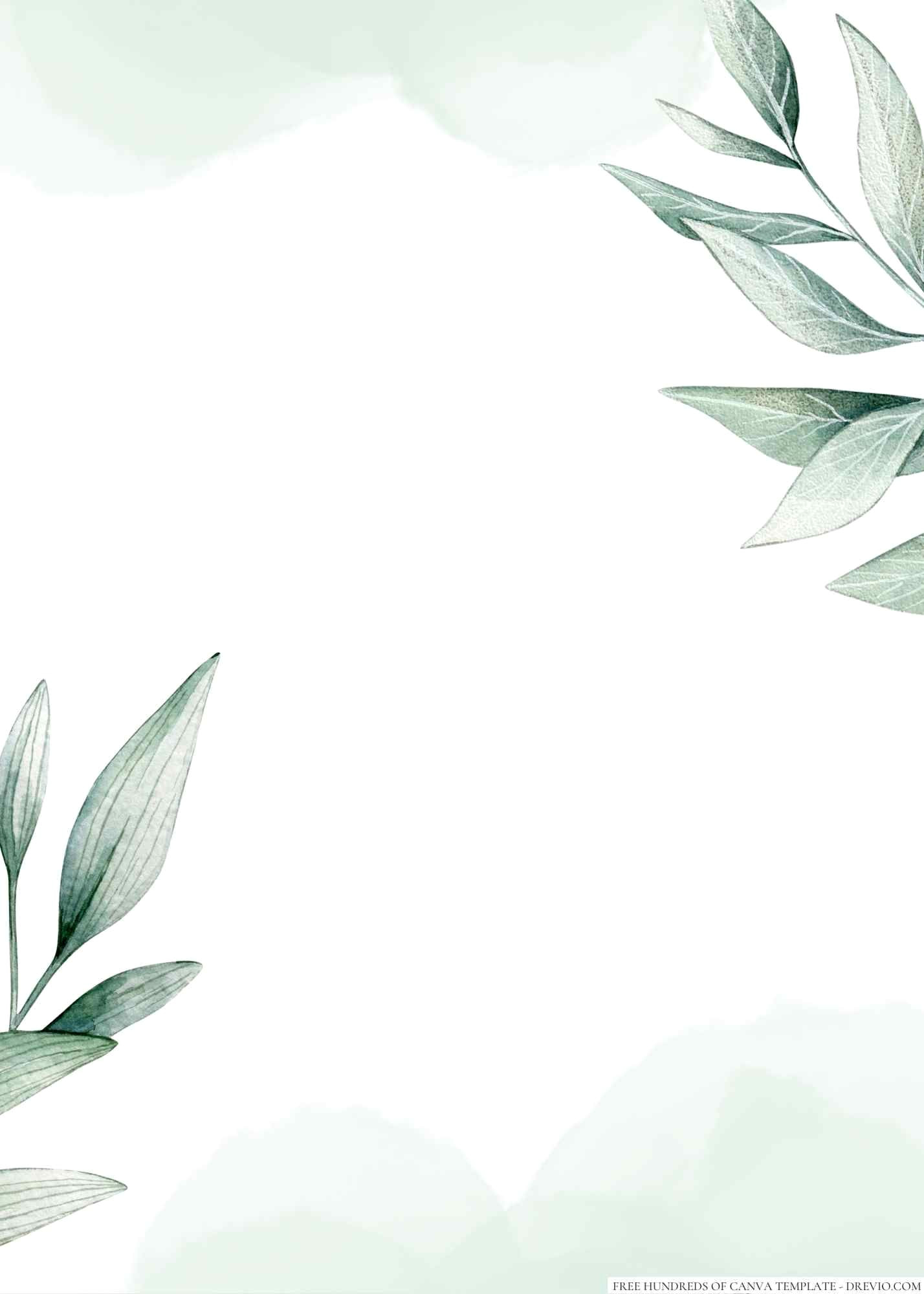 Elegant Pastel Wedding Invitations with Greenery