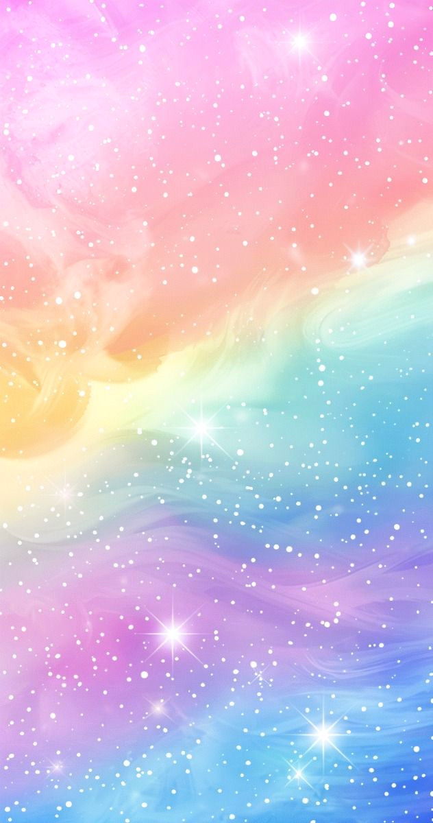 Rainbow Sparkle: Pastel Watercolor Magic