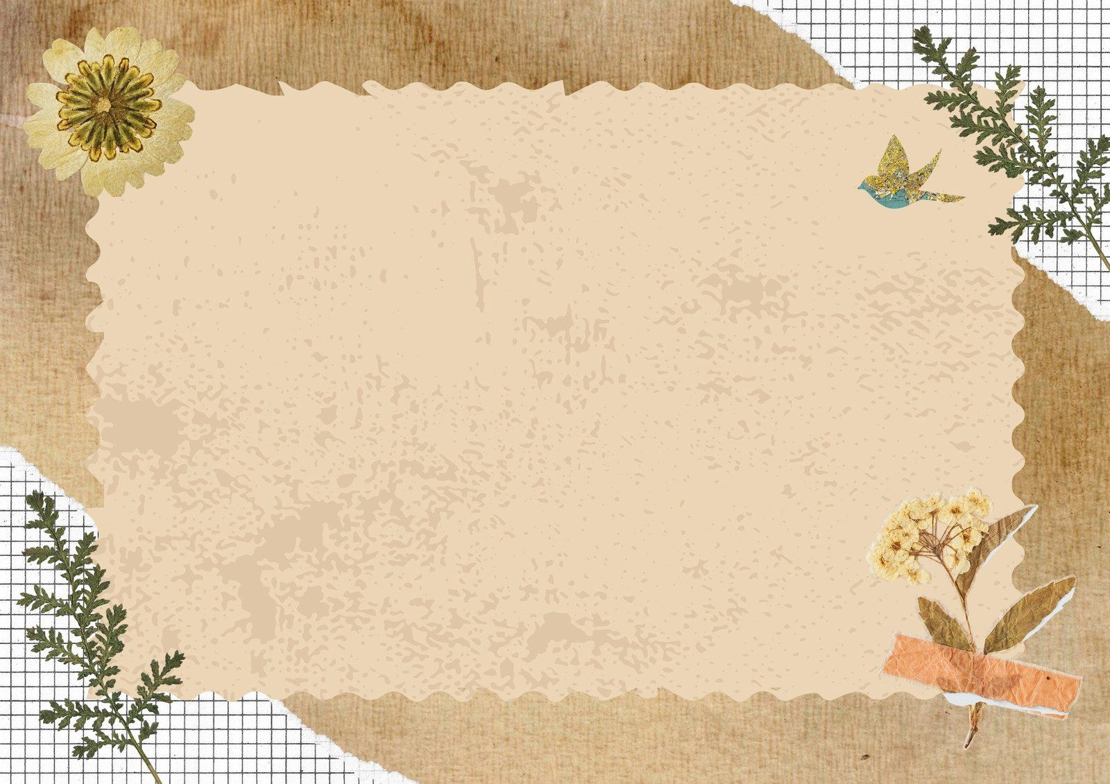 Cozy Brown & White Scrapbook Templates for Your Next Project