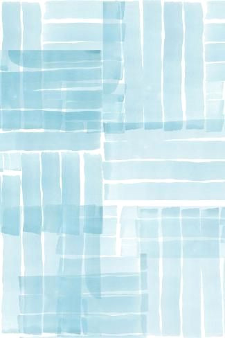 Vibrant Watercolour Grid Art Print