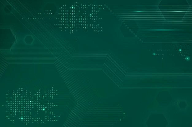 High-Tech Green Backdrop for Your Digital Projects