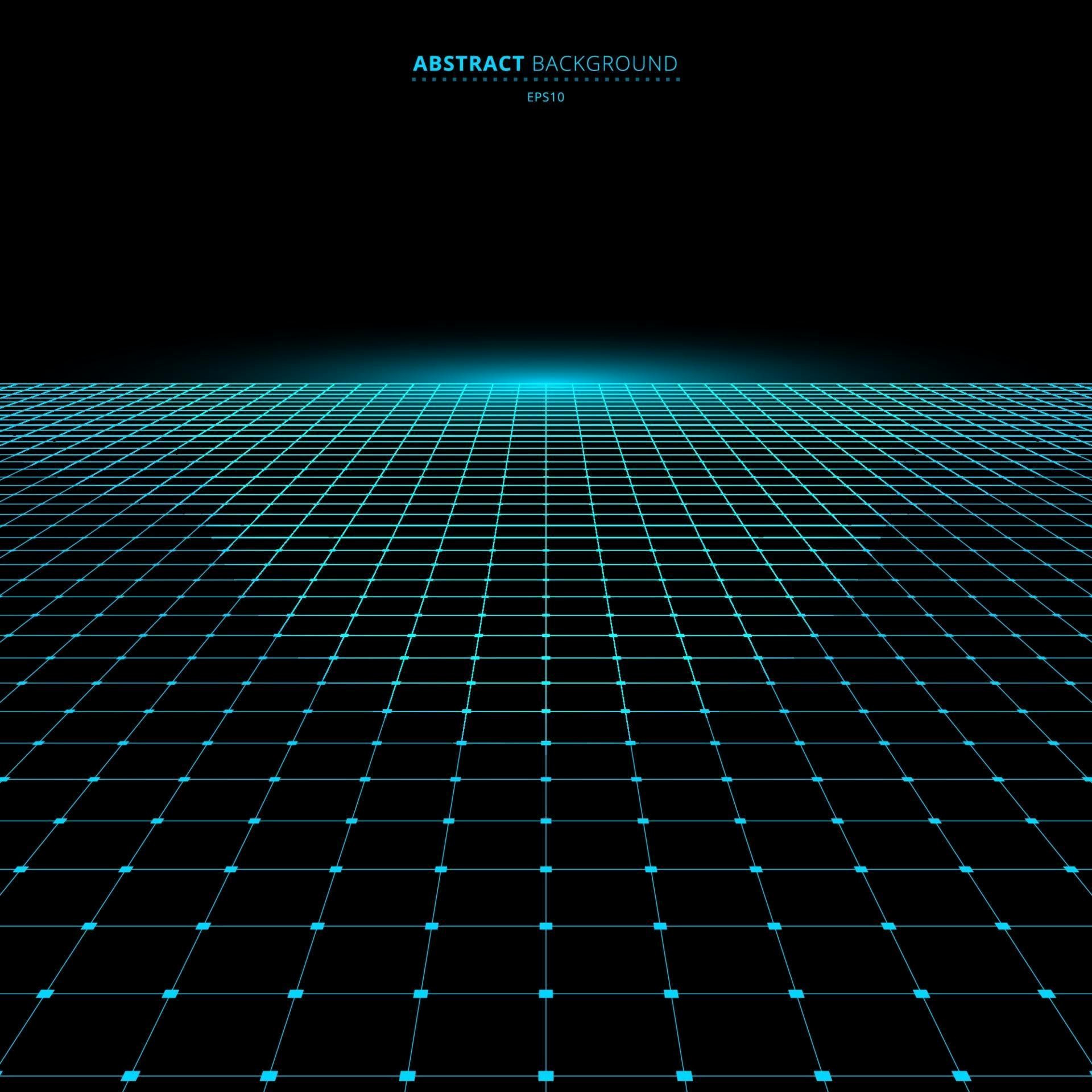 Futurismo Ilimitado: Descargar Imágenes Abstractas de Cuadrícula Azul